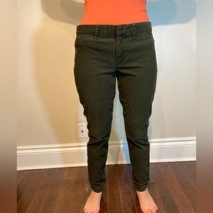 Dark green corduroy jeans